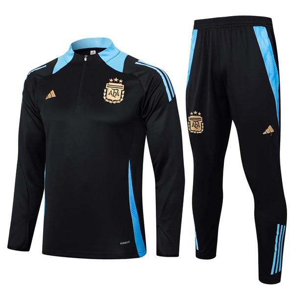 Sudadera De Training Argentina 2024 2025 Negro Azul 3